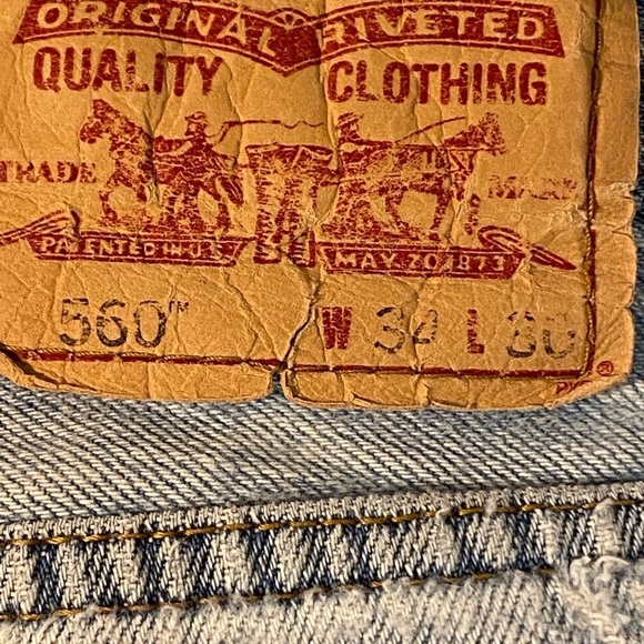 Levi's 560 34 x 27 Comfort Fit Jeans - Picture 8 of 11